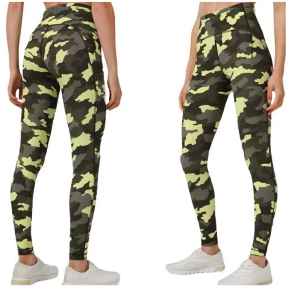 Lululemon Swift Speed HR Tight Camouflage Leggings 7/8”
